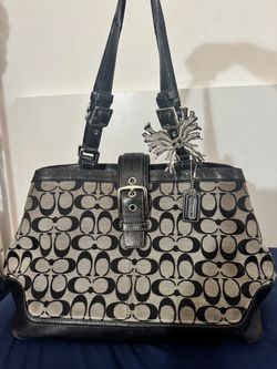 Coach Signature Canvas Tote Bag