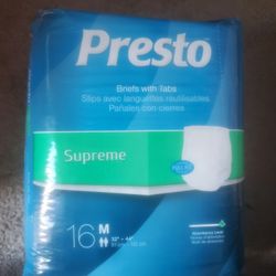 PRESTO - SUPREME ADULT BRIEFS