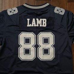 Navy CeeDee Lamb Dallas Cowboys Jersey #88