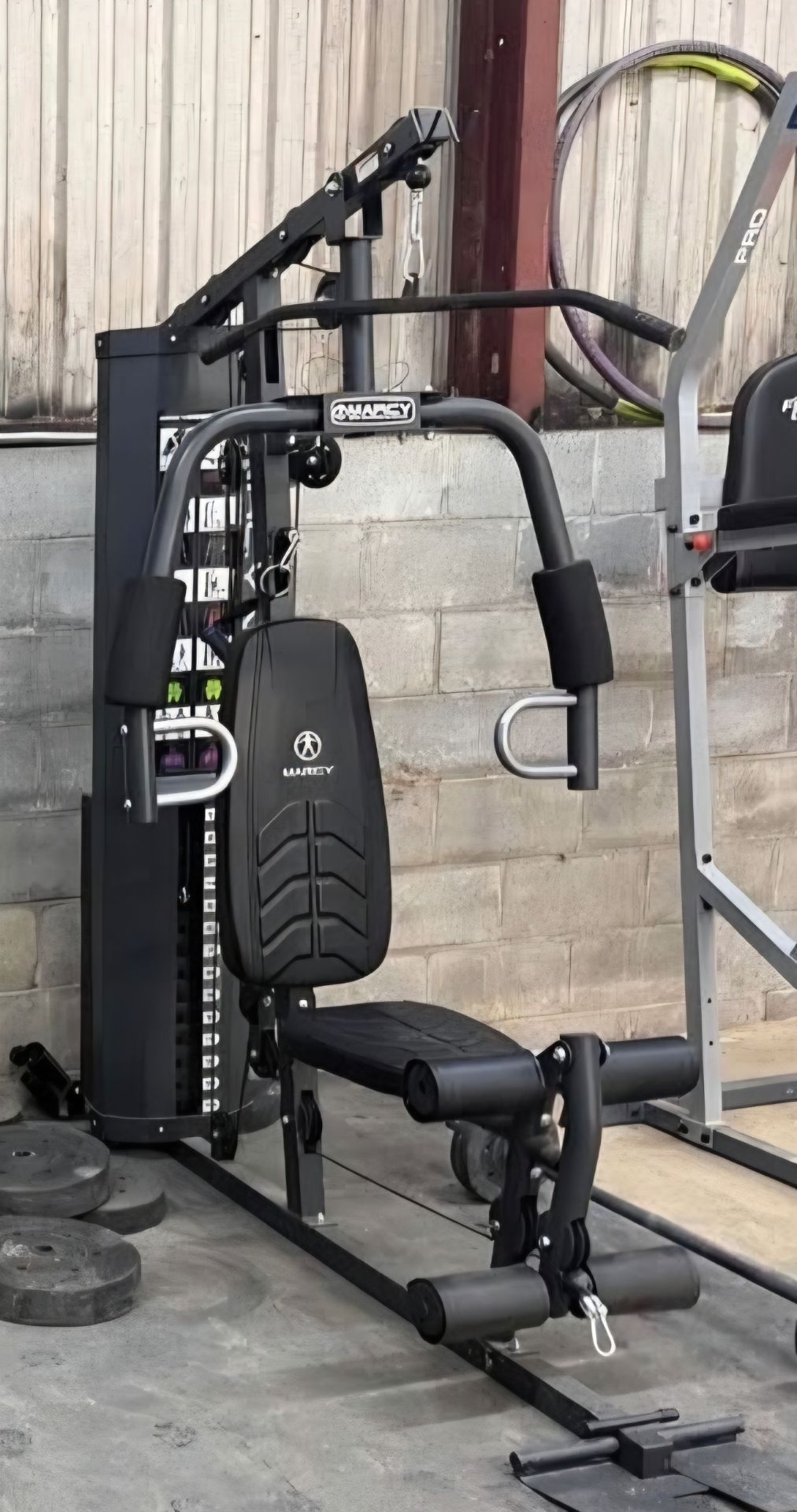 Marcy chest press with leg extension