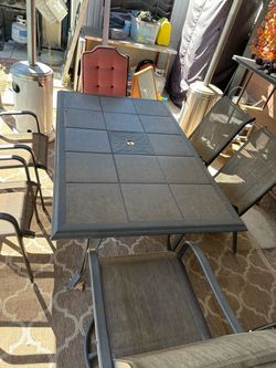 Outside patio table