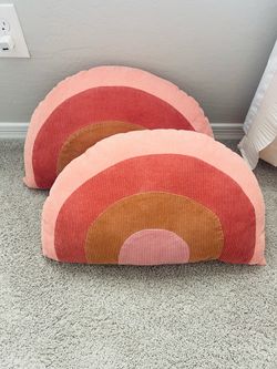 Rainbow World Market Pillows, Two