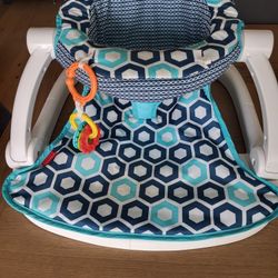 Fisher Price Portable Collapsible Baby Chair Sit-Me-Up Floor Seat