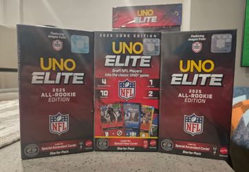 Uno elite 2025 NFL All-Rookie ed./ uno elite core