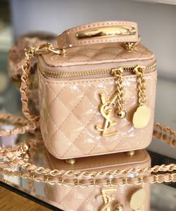 Elegant Quilted Mini Vanity Bag