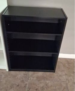 Black 3 Shelf Bookcase