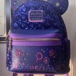 Disney Parks X Loungefly Backpack Disneyland Paris 30th Anniversary