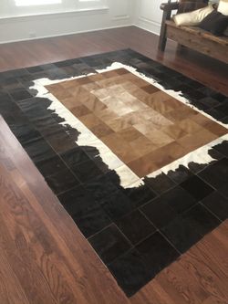 authentic cow skin carpet