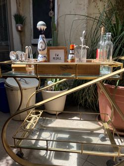 Full Bar Set & Cart for Sell