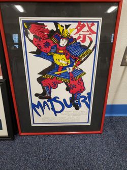 1991 Matsuri Japanese Phoenix Festival Poster