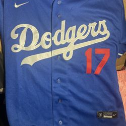 Shohei Ohtani Los Angeles Dodgers Blue Alternate Authentic Nike Elite Jersey
