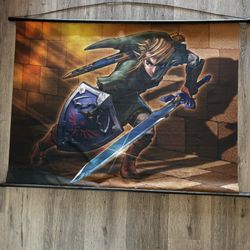 Legend Of Zelda Ocarina Of Time Wall Scroll