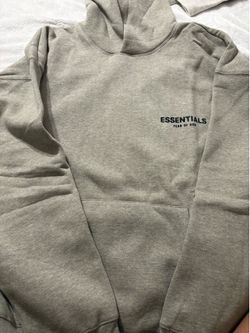 Essentials hoodie Dark Oatmeal Extra large