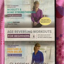 Essentrics Classical Stretch Age Reversing Workouts For Beginners Miranda Esmonde-White DVDs