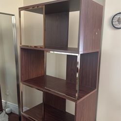 Shelves With Gold Polish 