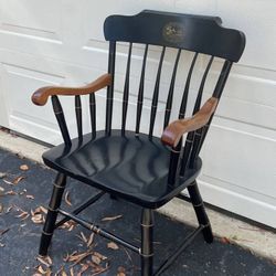 Vintage Wood Cherry Sigill Phillip Exoniensis Academy Captain Chair