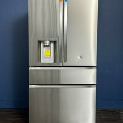 LG 28.6 Cu. Ft. 4-Door French Door Smart Refrigerator with Full-Convert Drawer - Stainless Steel - $