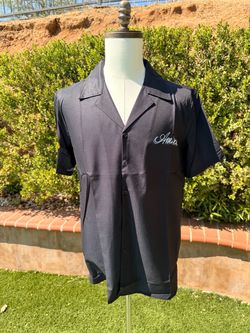 Amiri Black Short Sleeve Button-Up Shirt