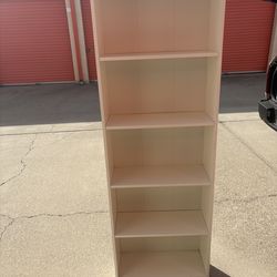 White bookcase