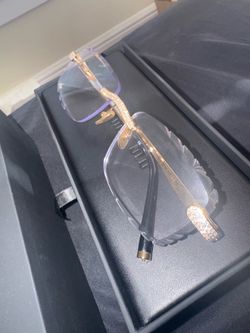Iced Clear James Oro glasses