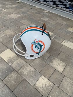 Vintage Miami Dolphins charcoal Weber grill helmet cover
