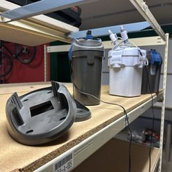 Three Canister Filters Aquarium