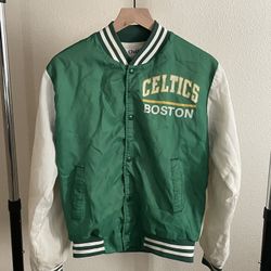 Vintage Boston Celtics Chalkline varsity jacket size small mens