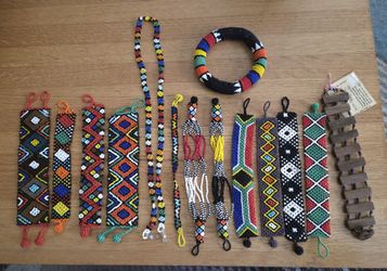 Artisan Glass Bead Bracelets 