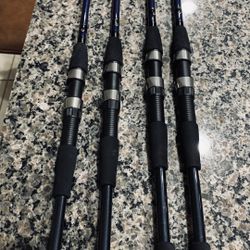 DAIWA SAMURAI Spinning Rods, 6’6” 2 Piece Rods NEW