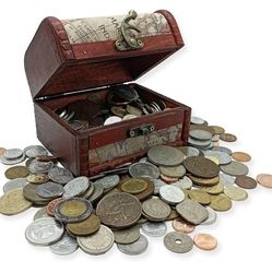 2lb In Chest Rare Coins From All Over 