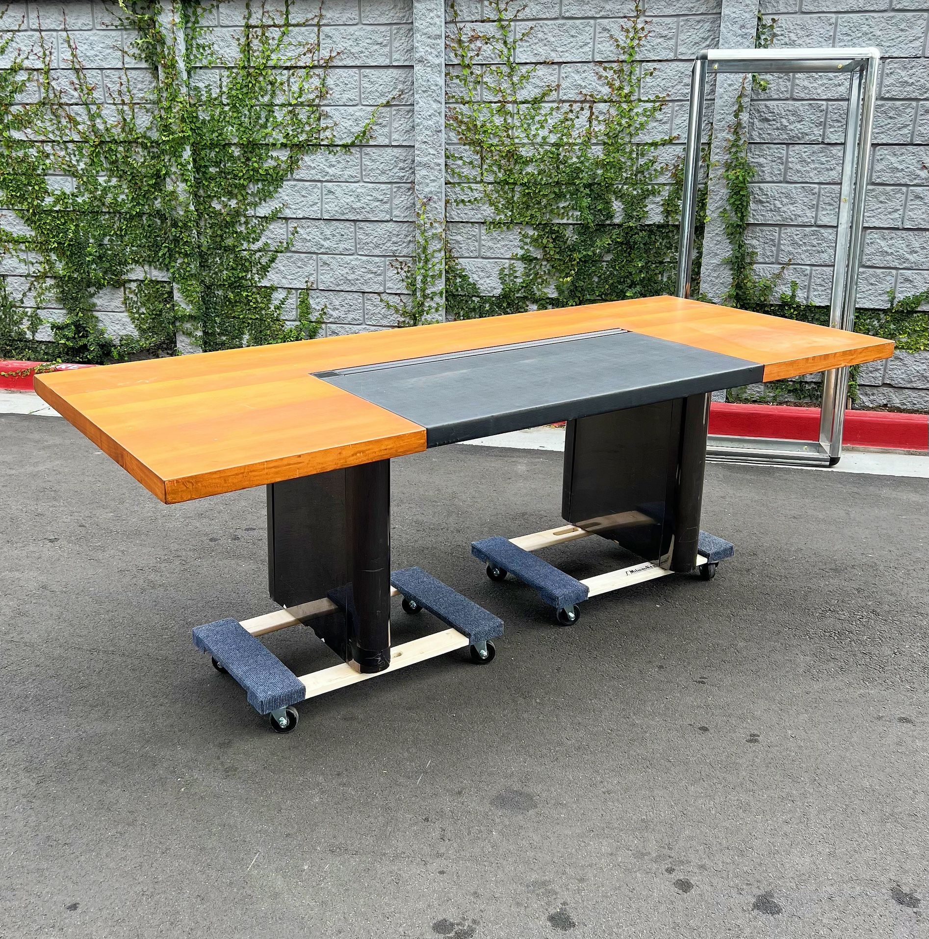 Vintage Mid Century Executive Office Desk Table