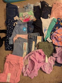 All new 24 pieces 5T toddler girl clothing