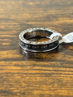 Chrome Spacer Ring .925 Silver