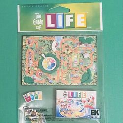 RARE 3D Life Board Game for Scrapbooking/Dollhouse Sticker Set