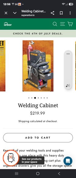 Welders cart / 286 lb capacity