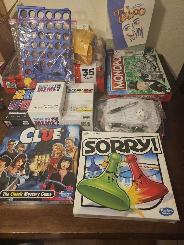 Board Games $30 