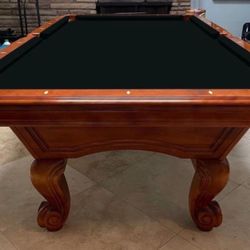 Pool Table 8ft ( Free Delivery & Set Up & New Color Felt Of Your Choice ) 
