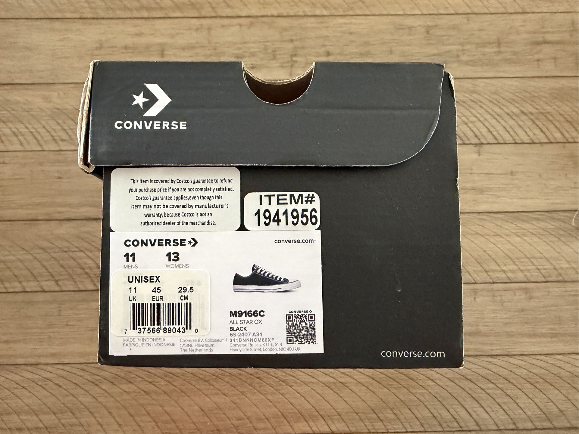 CONVERSE Chuck Taylor All Star Black Low Top Shoes