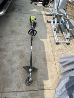 Ryobi 4 cycle weedeater gas only