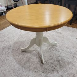 Round Solid Wood Dining Table