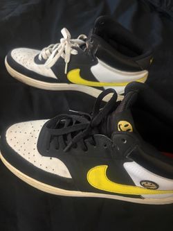 Nike Court Vision Smiley Face Sneakers