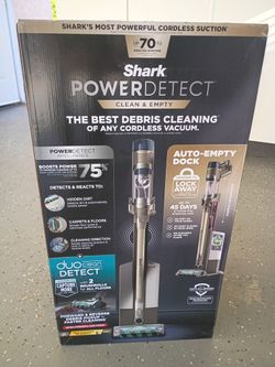 New Shark Power Detect Clean &Empty Stick Vacuum