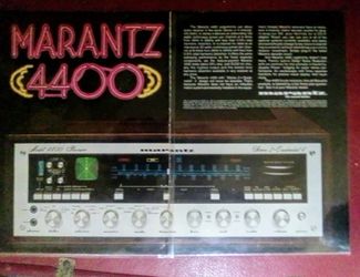 Vintage Marantz Magazine Cut Out 