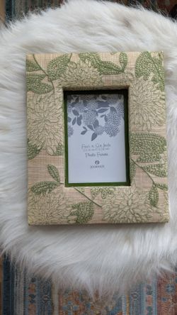 ZODAX 4x6 Green Floral Photo Frame