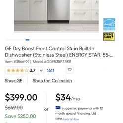 Stainless Steel Dishwasher