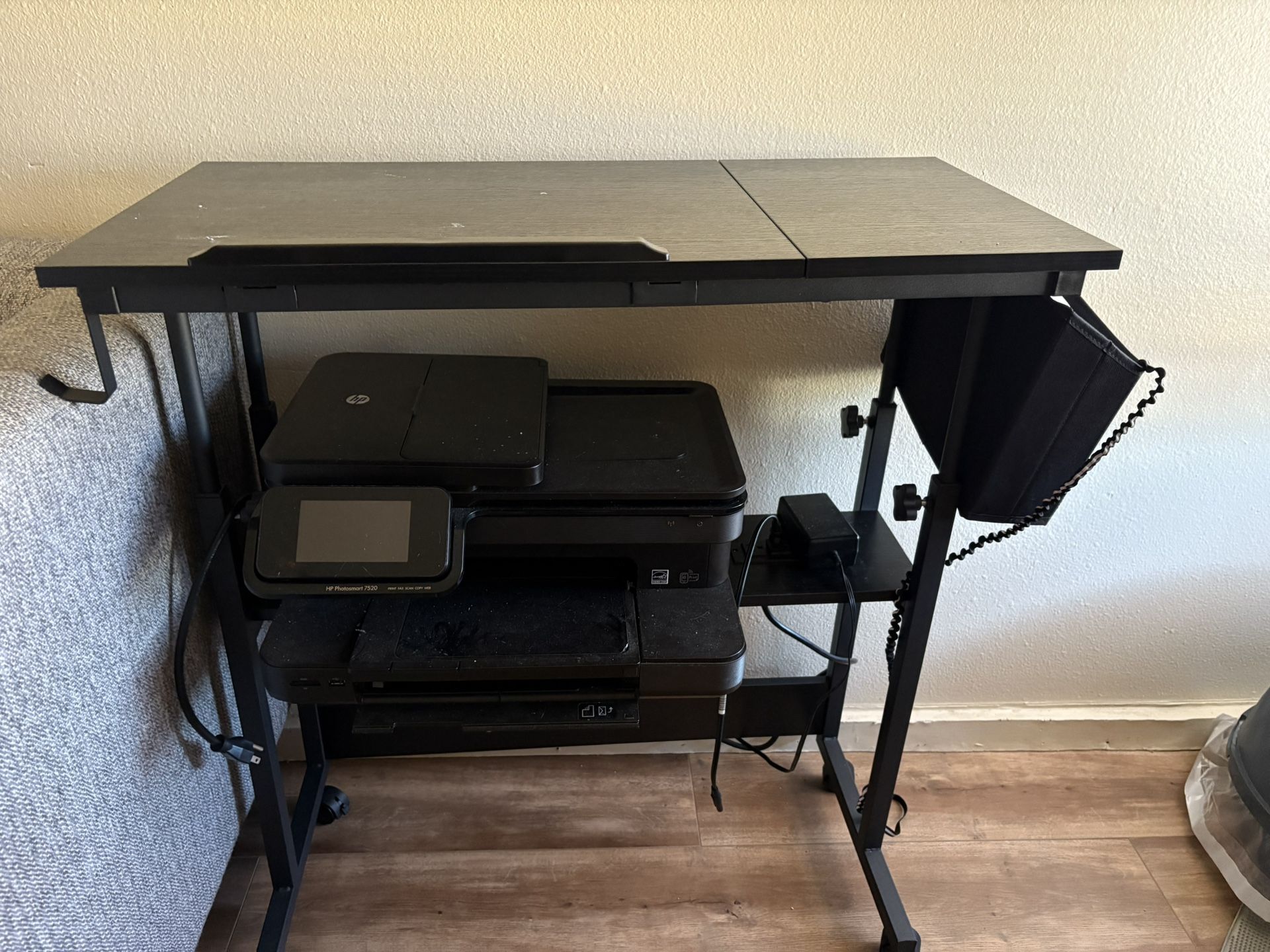 Desk And Printer