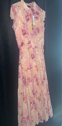 Tahari Garden Pink Dress