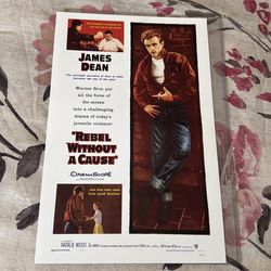 JAMES DEAN/ REBEL WITHOUT A CAUSE / 11 X 17 / POSTER