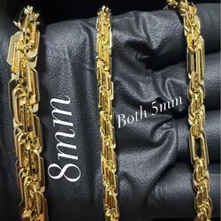 Last day to do drop offs heading off island  5mm milanos 8mm twisted milanos