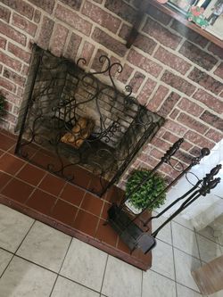 A Set For A Chimenea